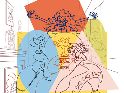 "Little Women" cartoon cartoon art character concept concept art concept character illustration