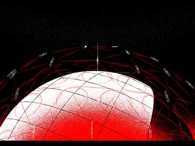 Project Solaris 3d animation animation 2d animation 3d cosmos illustration space styleframe
