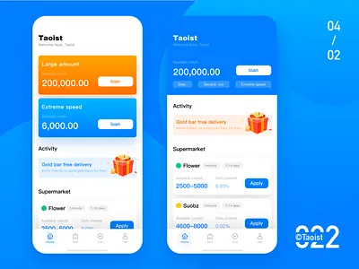 Daily exercise 022 app blue china clean color concept design hello homepage invite ios mobile new redesign simple ui ux white