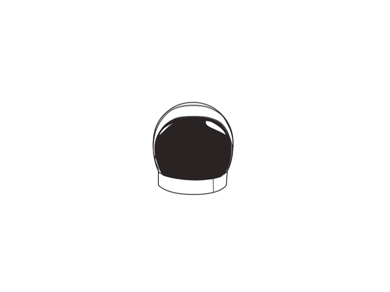 Space Helmet 2d animation 360 after affects animation club dead eye fbf head helmet shape animation space