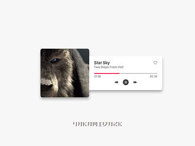 Music Player android animation daily 100 design icon illustration ios music player render ui ux