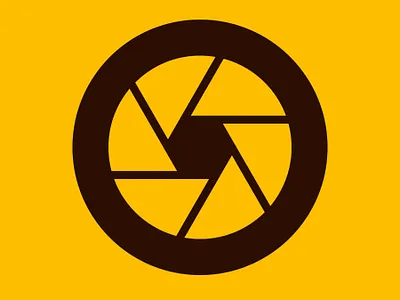 Golden Shutter brand branding design gold icon identity illustration logo shutter vector