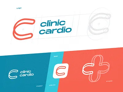 Cardio Health Service Logo app icon brand branding cardio cardiology design design studio graphic design health healthcare heart icon icon design identity lettermark logo logo construction logo design