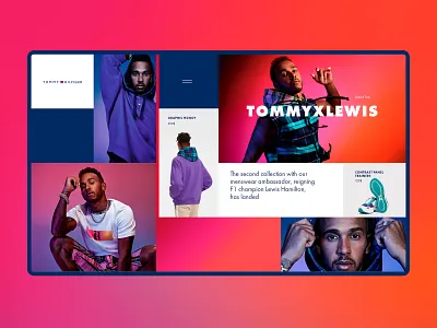 TommyXLewis clean concept design desktop grid interface minimal minimalistic ui web website