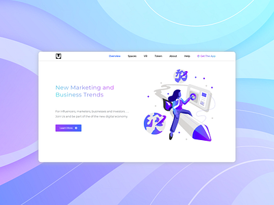 Landing page design flat landing page ui vector web website