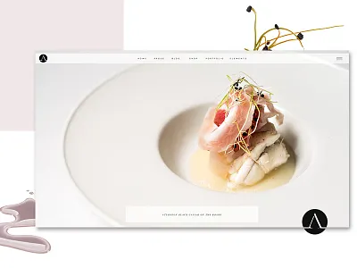 Attika - Elegant Theme for Fine Dining Restaurants bistro chef design dining elegant fine dining food fullscreen haute cuisine menu minimal opentable pastel restaurant restaurant branding restaurant menu restaurant website sea food slider wordpress