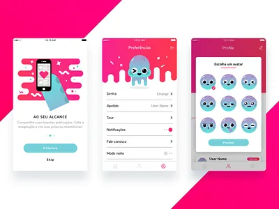 Squeasy - Educacional app app cute design educational flat illustration ios learning ui uiux ux vector