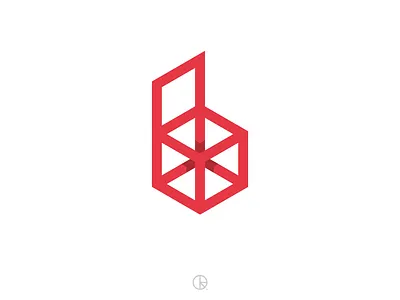 b 36days b 36daysoftype 36daysoftype b 3d affinity designer alphabet branding icon letter lines logo minimal type typography