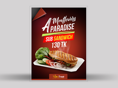 Social Media advertisement branding design burger digital marketing social media content typography