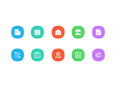 Icons about Property icon property