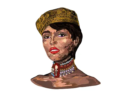 Janelle Monae black girl magic designer hiphop illustration janelle monae painting portrait procreate rap music women