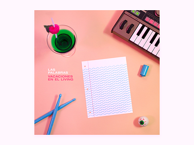 Vacaciones en el Living EP album art album cover art art direction design music photo pop surrealism