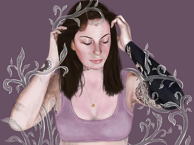 Kelsi creative creativity digital digital 2d digital art digital artist digital arts digital painting illustration illustrator painting paintings photoshop photoshop art portrait portrait art portraits tattoo art tattoos