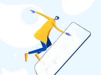 UI Designer :: Illustration adobe illustrator character character design creative creative designer illustrator jumping man mobile app mobile design mobile designer photoshop pro create ui desgin ui designer ui designer illustration ui designers vietnam web design web designers