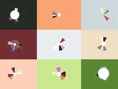 Natal Codes astrology birthchart colors colorscheme illustration planets