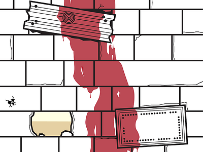 Passover 2019: Walls blood david schwartz desert design illustration jewish lines passover vectors walls