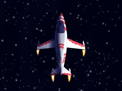 Spaceship art design galactic illustration process procreate procreate app simple space spaceman spaceship