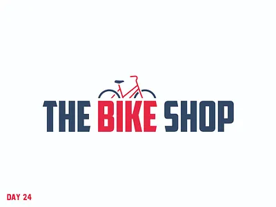 Daily Logo Challenge 24/50 bicycle bicycle shop daily daily challenge daily logo dailylogochallenge design letter logo logo