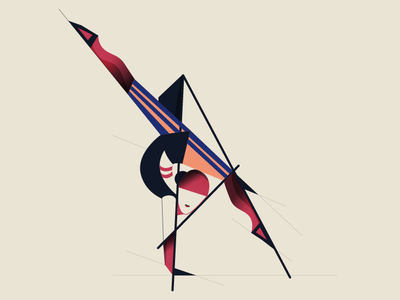 A for Acrobatic Dance..!!! 36daysoftype design designchallenges designinspiration digitalart illustration illustrator typography vector