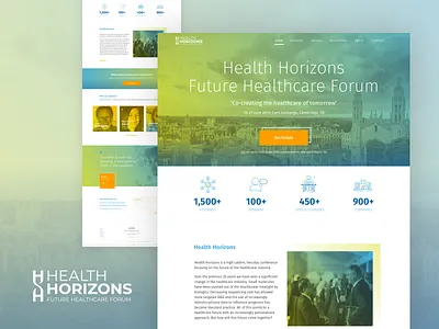 Health Horizons branding design digital logo ui uidesign ux uxdesign web