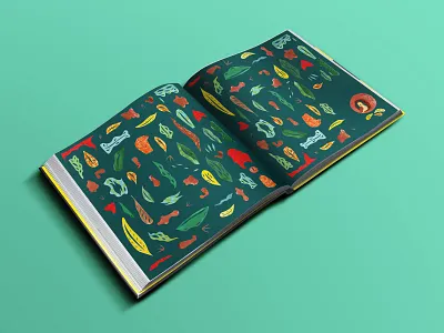 Illustrated children's book book childbook design editorial design illustration papercut