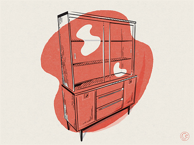 Hutch 2 color antique collectors edition craigslist find display furniture hutch illustration mid mod midcentury modern texture true grit true grit texture supply vector vintage