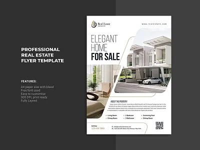 Real Estate advert advertisement agent business business flyer corporate corporate flyer flyer green home homeowner magazine magazine ad marketing photoshop promotion property real estate real estate flyer template realtor
