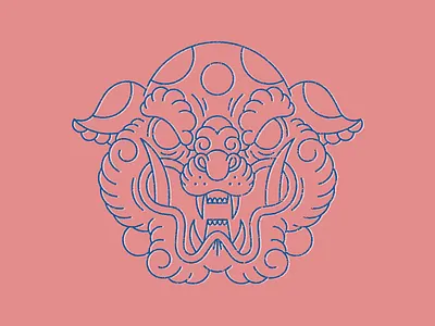 Guardian Lion guardian lion lion lion head sticker