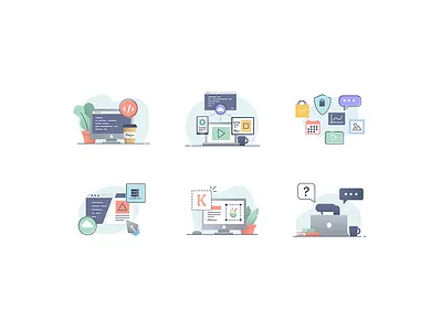 Illu Web illustration vector