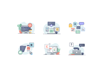 Illu Web illustration vector