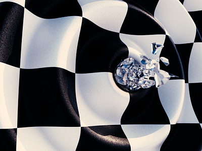 IMPACT 3d art c4d design glass