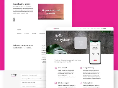 Onboarding Landing Page - Desktop desktop desktopsite landingpage mobileapp responsive responsive branding smarthome ui web design ux ui website
