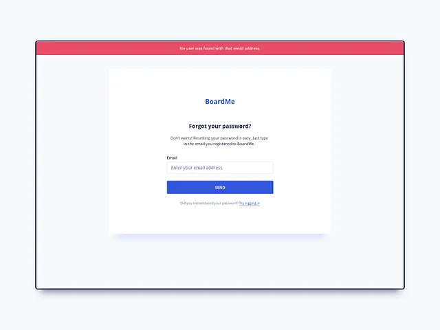 Forgot Password UI designs, themes, templates and downloadable graphic ...