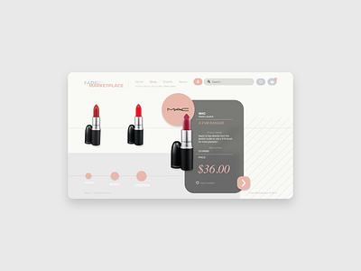 Fade Marketplace Landing Page animation app brand branding clean dailyui design graphic design illustration illustrator ios logo minimal minimalist minimalistic ui ux vector web website