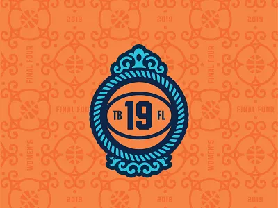 2019 NCAA Women's Final Four Ancillary Branding basketball branding final four icon illustration illustrator logo sports tampa bay vector