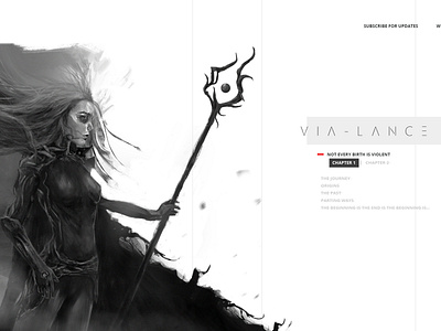 via-lance web layout art book concept concept art design drawing e book illustration ui ux vialance visual novel web design