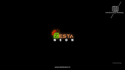 Social Media Strategy for Zesta Neon branding design digital strategy motion graphics