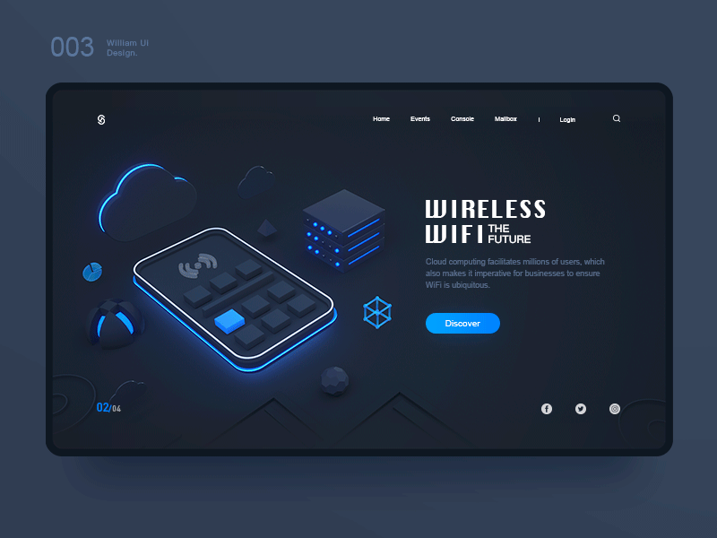 WIRELESS WIFI app artificial intelligence c4d color design future icon illustration logo ui ux web 动画 原创 向量 品牌 商标 图标 应用 设计