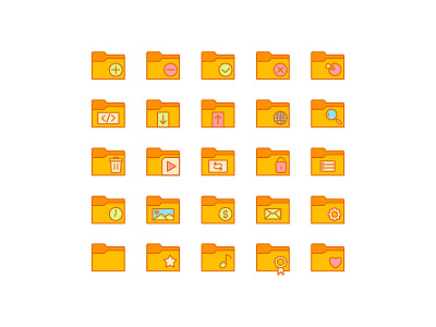 File and Folder file folder icon icon set iconfinder