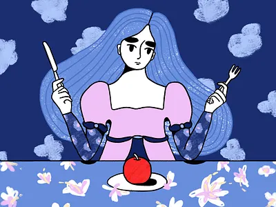 Sliding Doors abstract art character character design design drawing fashion illustration line art