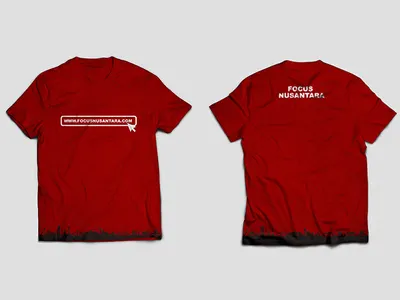 Mockup T-shirt @focusnusantara branding design diy mockup illustration illustrator cc photoshop tshirt design tshirt mockup