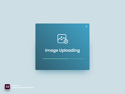Upload Image Widget - Adobe XD adobe xd animation app branding conference design envato flat icon illustration illustrator lettering logo minimal themeforest typography ux vector website widget