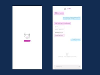 Daily UI Shot #005 chatbot clean dailypractice uidesign