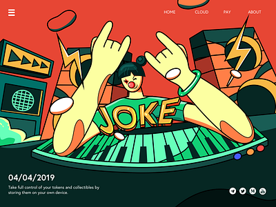 happy joke illustration