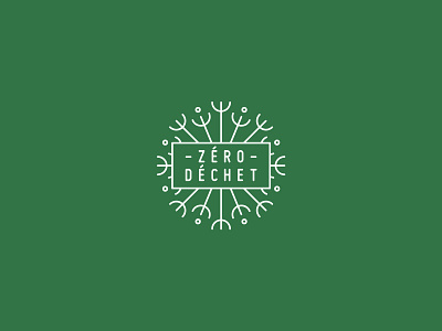 Zéro Déchet branding design logo platform shop type typography vector webshop zero waste
