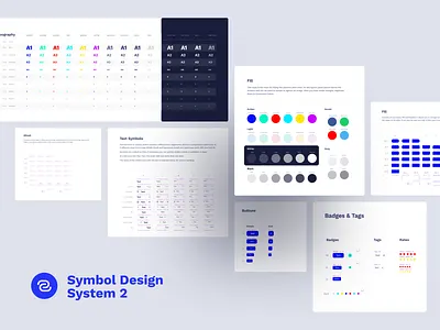 Symbol Design System 2 Components adaptive components craftwork design system elements fonts icons interface landing library media mockups responsive sketch symbols ui ui kit ux vector web