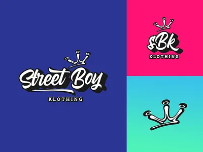 SBK - Branding in progress apparel brand branding bright clothing crown design fashion illustration logo minimal typography vector