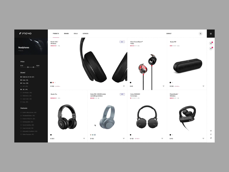 Shop design internet shop market place website