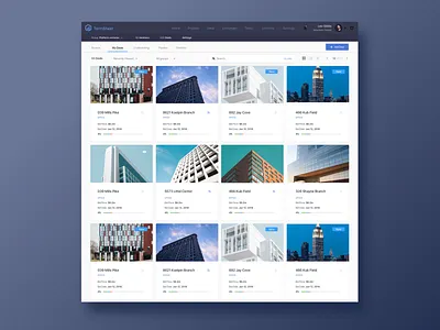 Termsheet Web App app application brand identity chart clean concept dashboard design interface landing page layout property ui ux