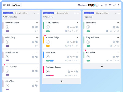 Vabotu Hr Board app design mac app ui design web design